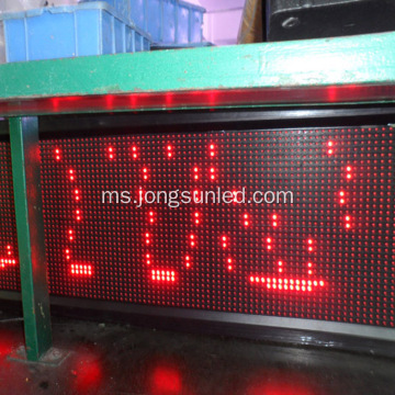 Modul Paparan LED P10 Merah Berkualiti Tinggi